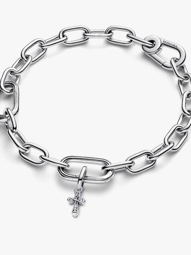 Charm Mini Pingente Cruz Brilhante Pandora ME