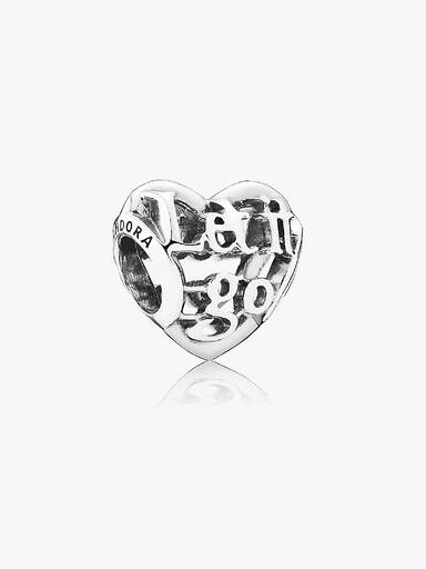 Disney Let it go openwork silver charm