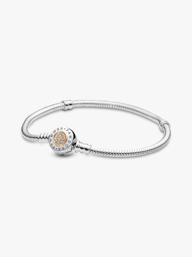Pulseira Corrente Snake Moments com Fecho Logotipo