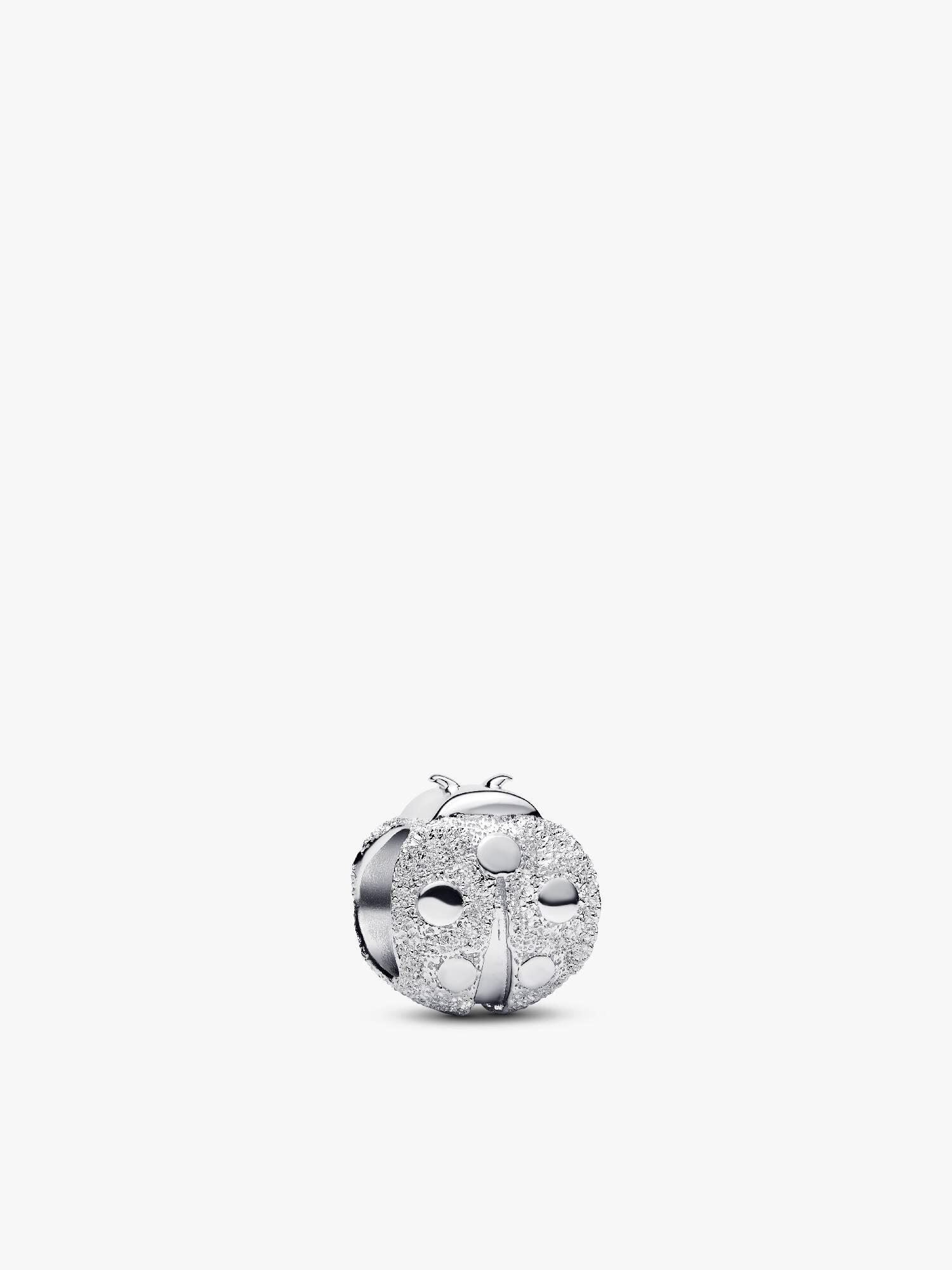 Mini charm texturizado de joaninha