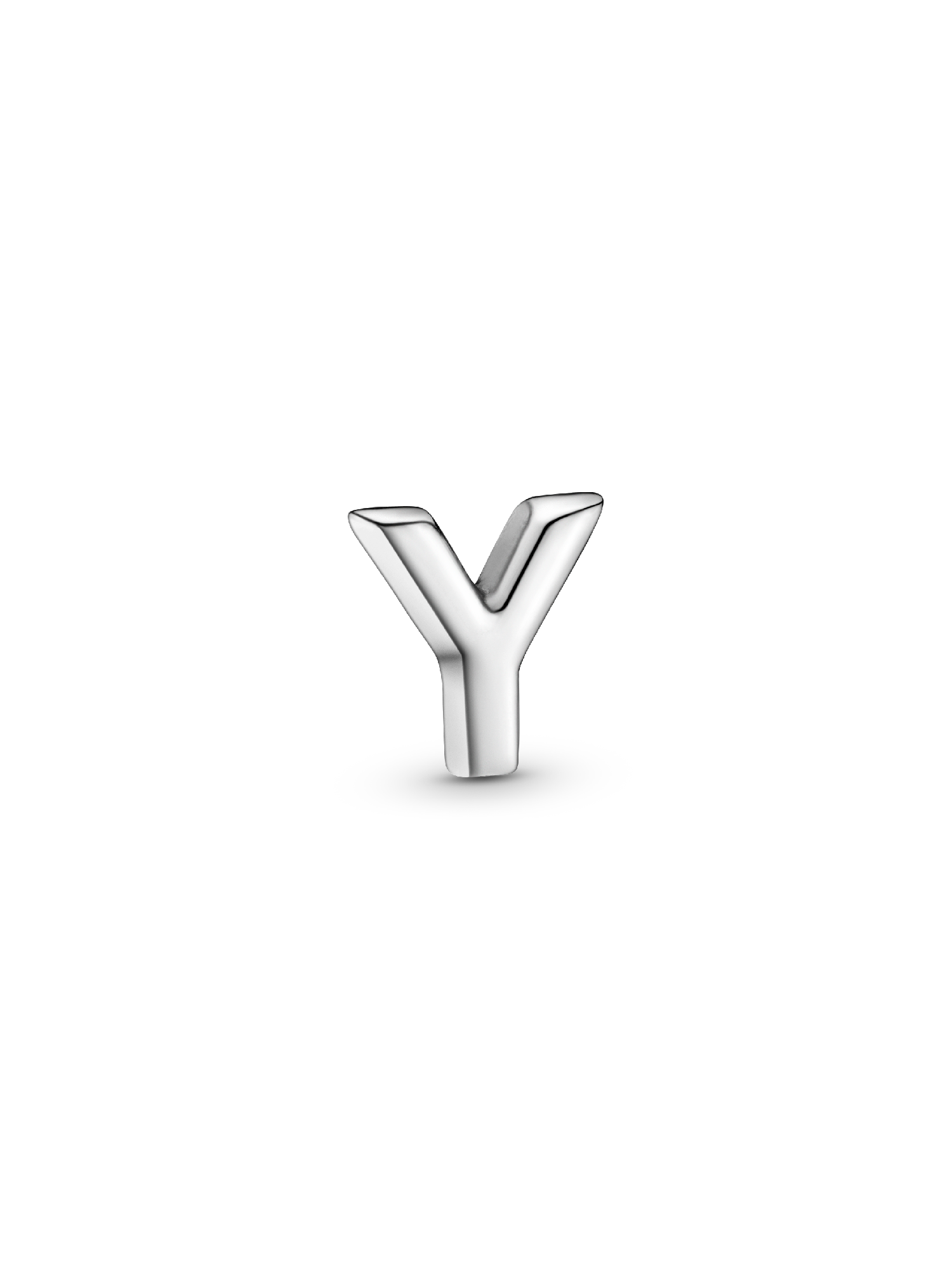 Letter Y silver petite element