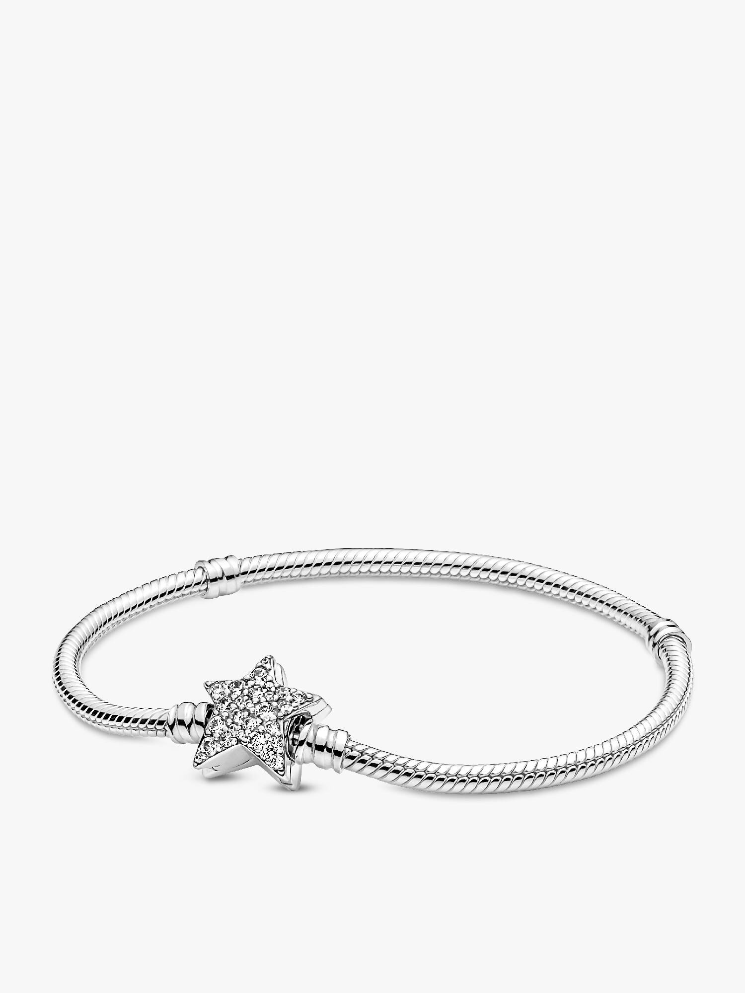 Pulseira Corrente Snake com Fecho de Estrela Brilhante