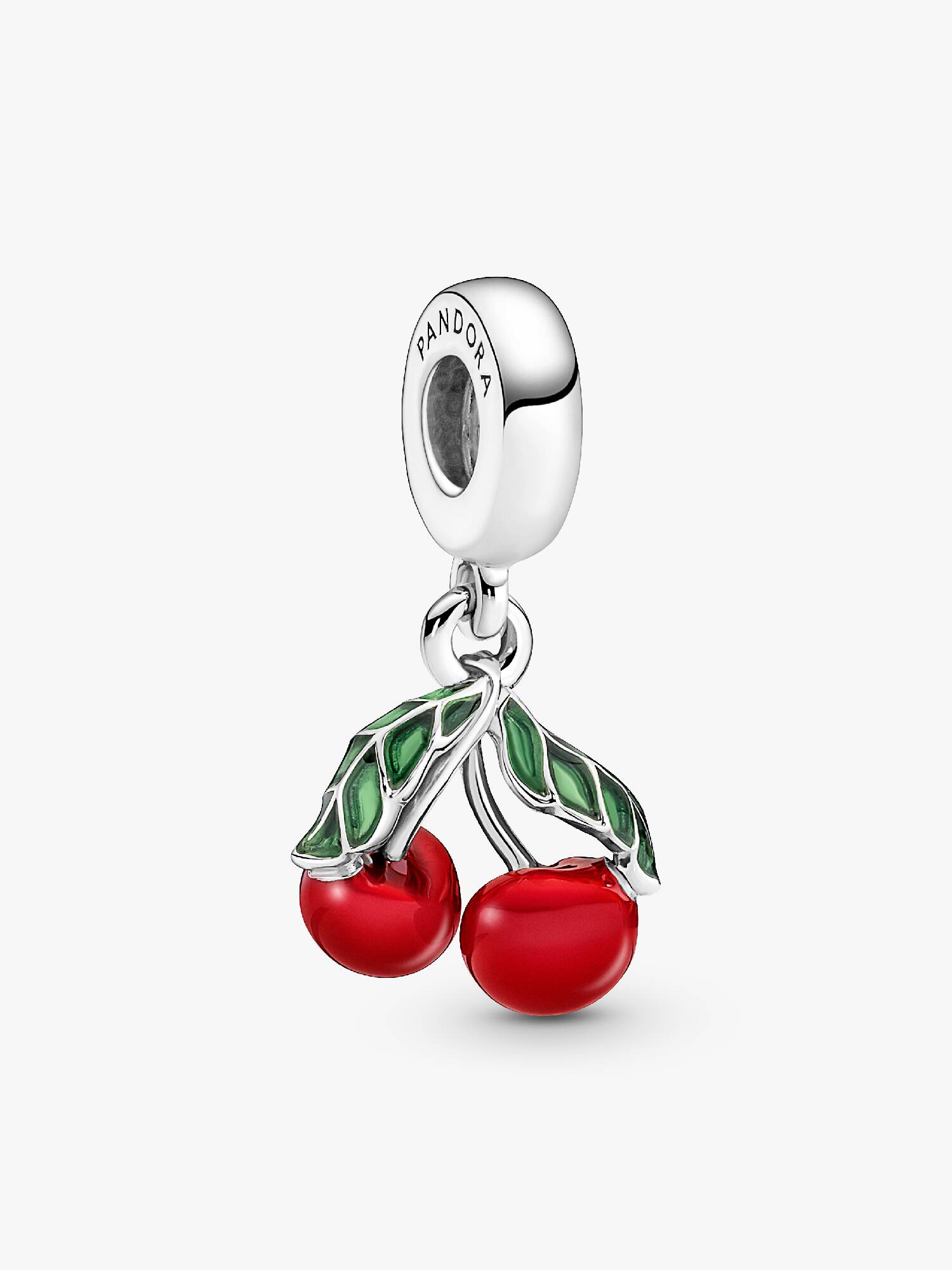 Charm pendente assimétrico de cereja