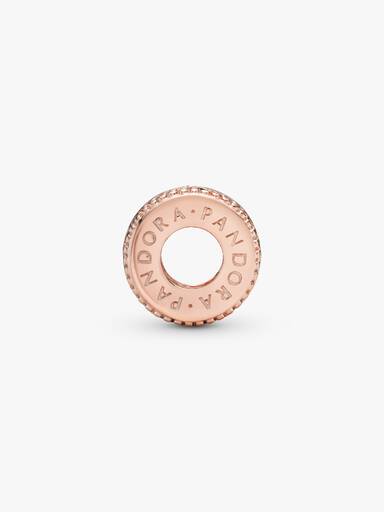 Hearts PANDORA Rose spacer with clear cubic zirconia