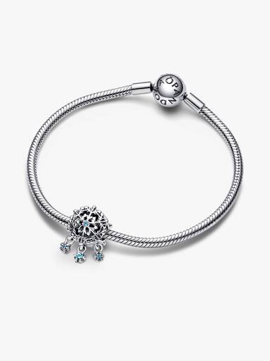 Charm Pendente Floco de Neve Gelado