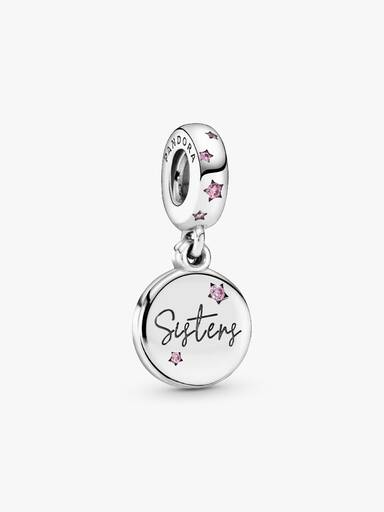Charm pendente das Irmãs Para Sempre