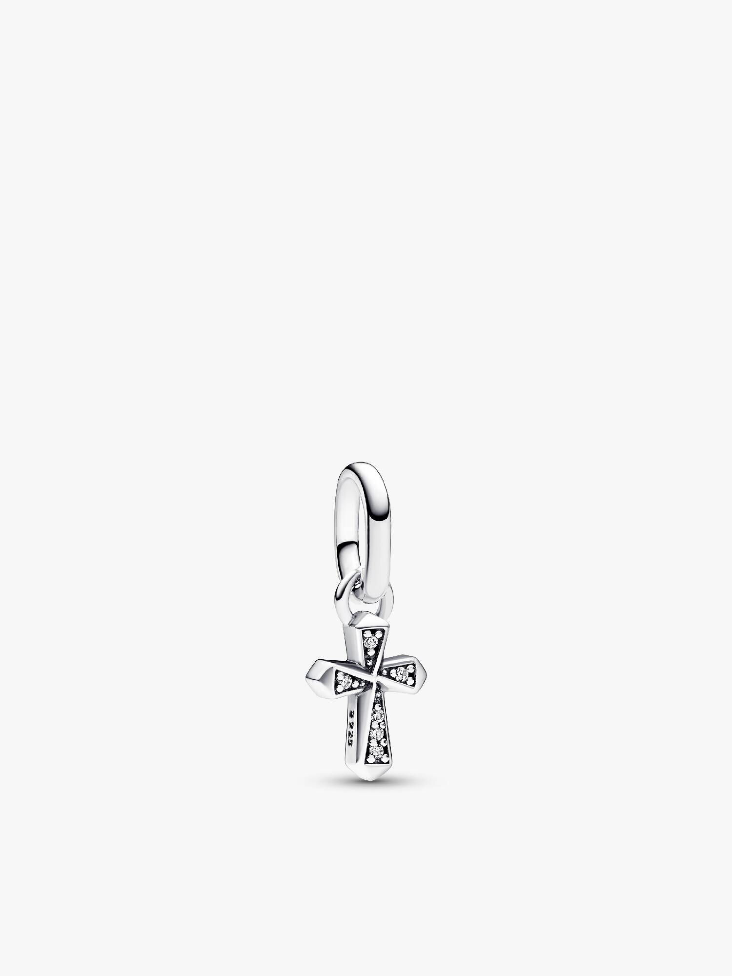 Charm Mini Pingente Cruz Brilhante Pandora ME