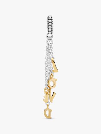 Chained loved PANDORA Shine and silver dangle