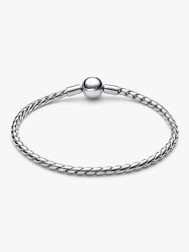 Pulseira Corrente Texturizada e Fecho Esférico