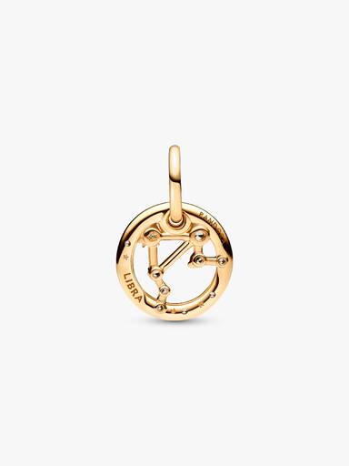 Charm pendente do zodíaco de libra