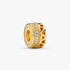 Hearts PANDORA Shine spacer with clear cubic zirconia Hearts PANDORA Shine spacer with clear cubic zirconia