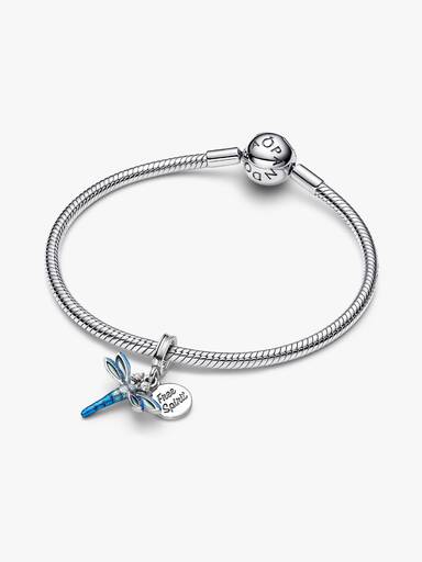 Charm pendente duplo de libélula