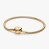 Pulseira Corrente Snake com Fecho de Coração Pulseira Corrente Snake com Fecho de Coração
