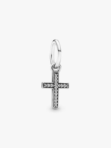 Charm Pendente Cruz Brilhante
