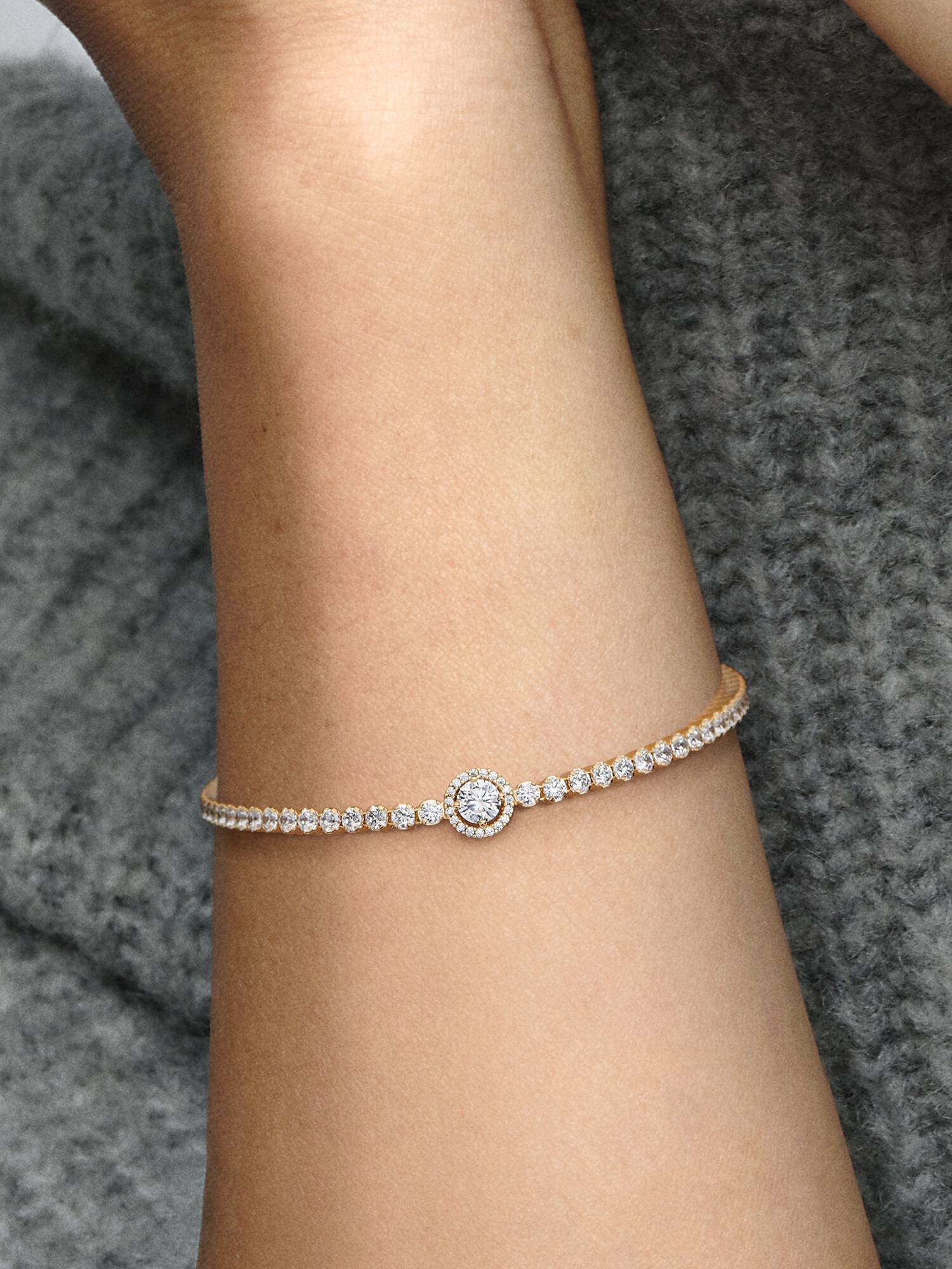 Pulseira Riviera Halo Brilhante