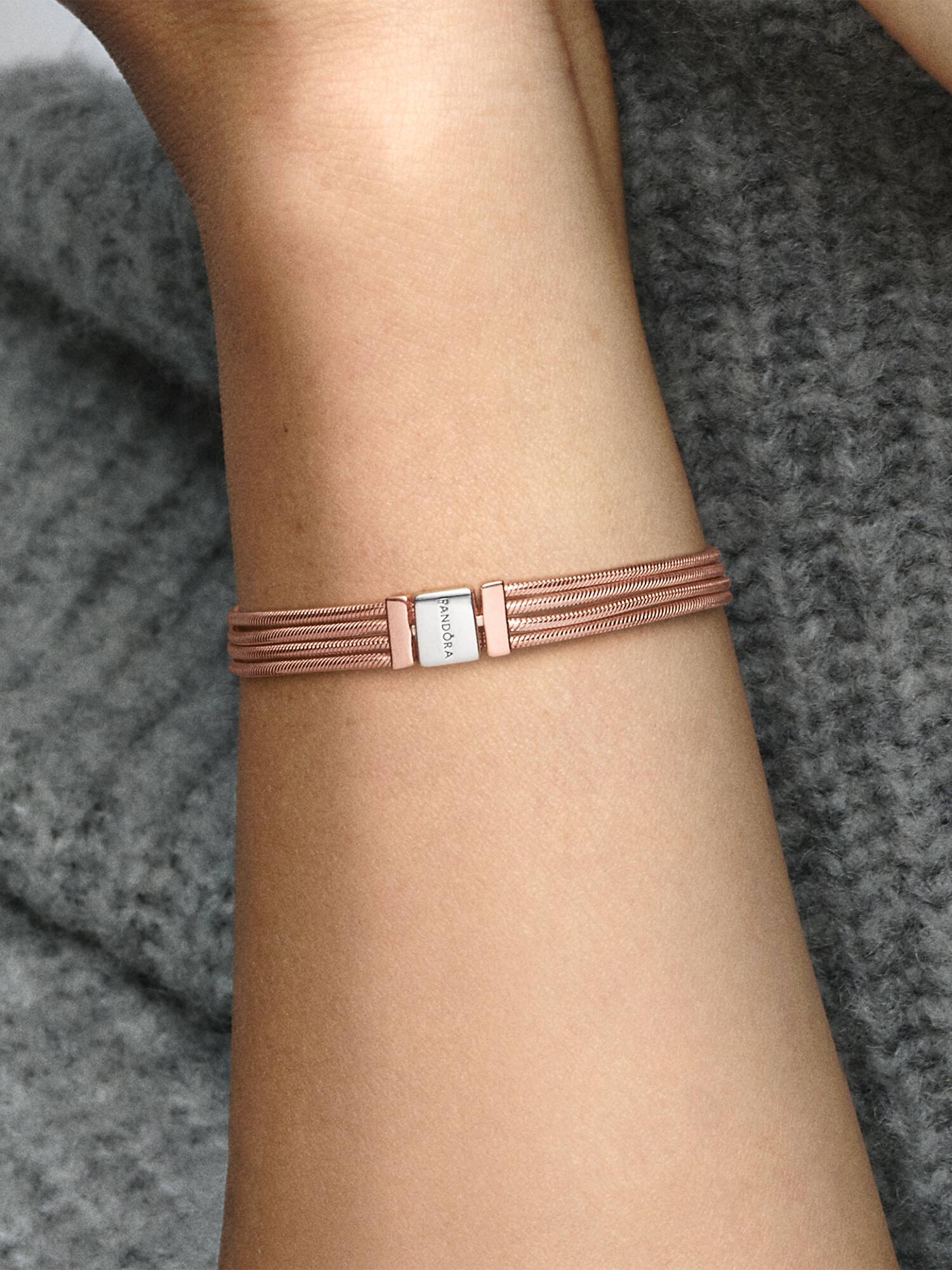 Braceletee de Múltiples Correntes de Serpiente Pandora Reflexions