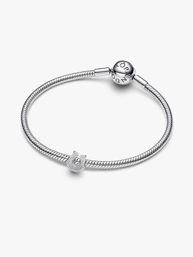 Mini charm texturizado de ferradura