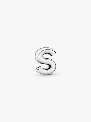 Letter S silver petite element