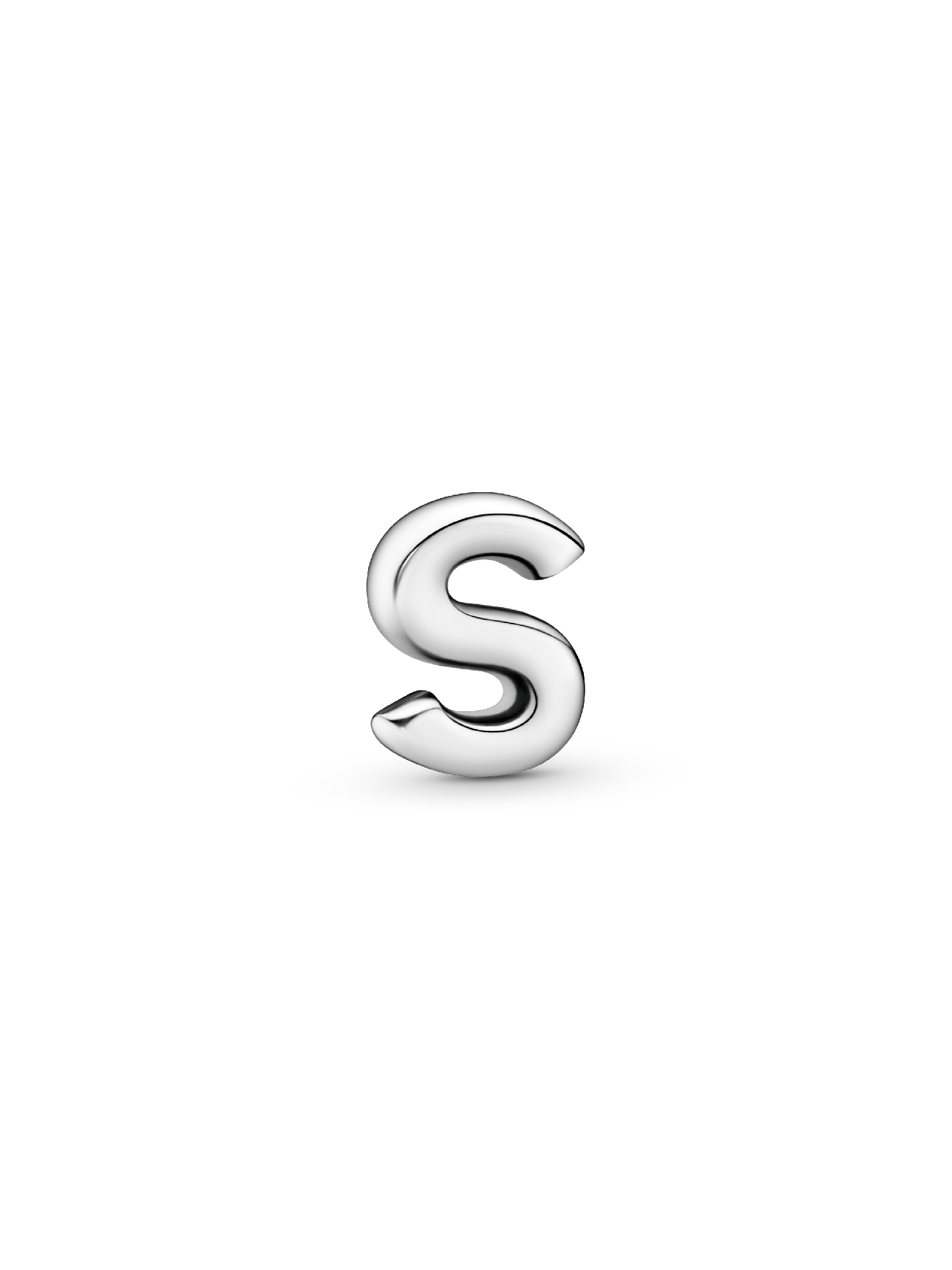 Letter S silver petite element