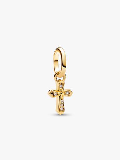 Mini Charm Pendente Cruz Brilhante
