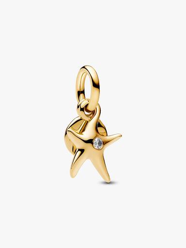 Charm pendente duplo Estrela-do-mar