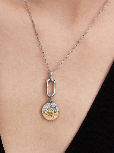 Charm Medalhão do Zodíaco do signo de Escorpião