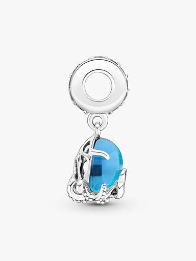 Charm Pendente Polvo Fofo em Vidro de Murano