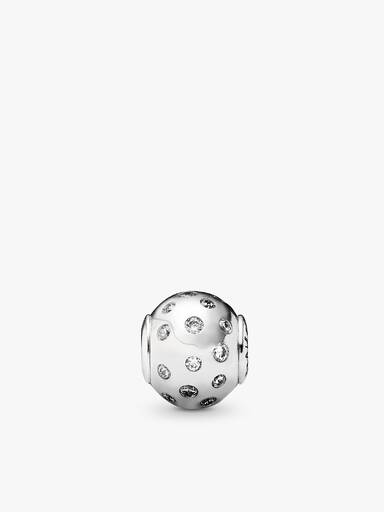 JOY ESSENCE COLLECTION charm in silver with cubic zirconia