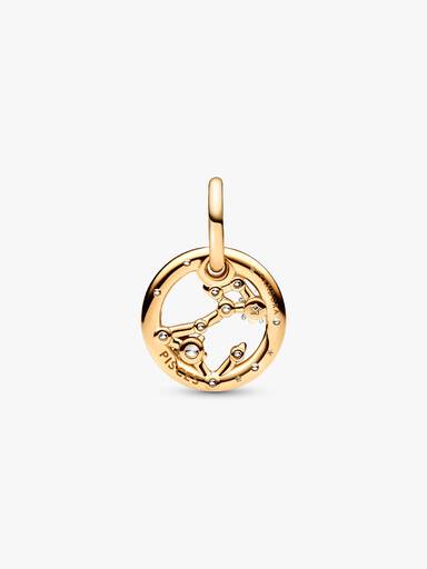 Charm pendente do zodíaco de peixes