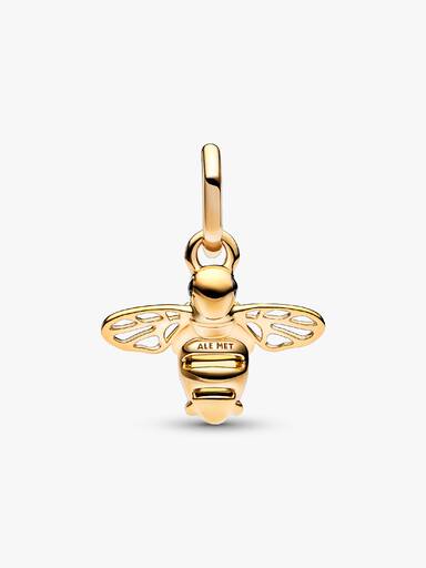 Charm pendente de abelha brilhante