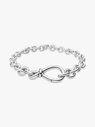 Pulseira Corrente Nó Infinito Robusto