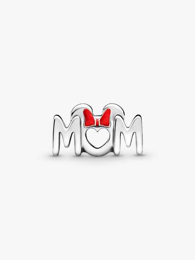Charm "Mãe" com Laço da Minnie