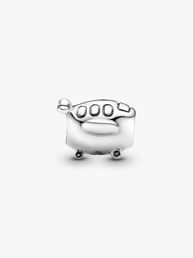 Airplane silver charm