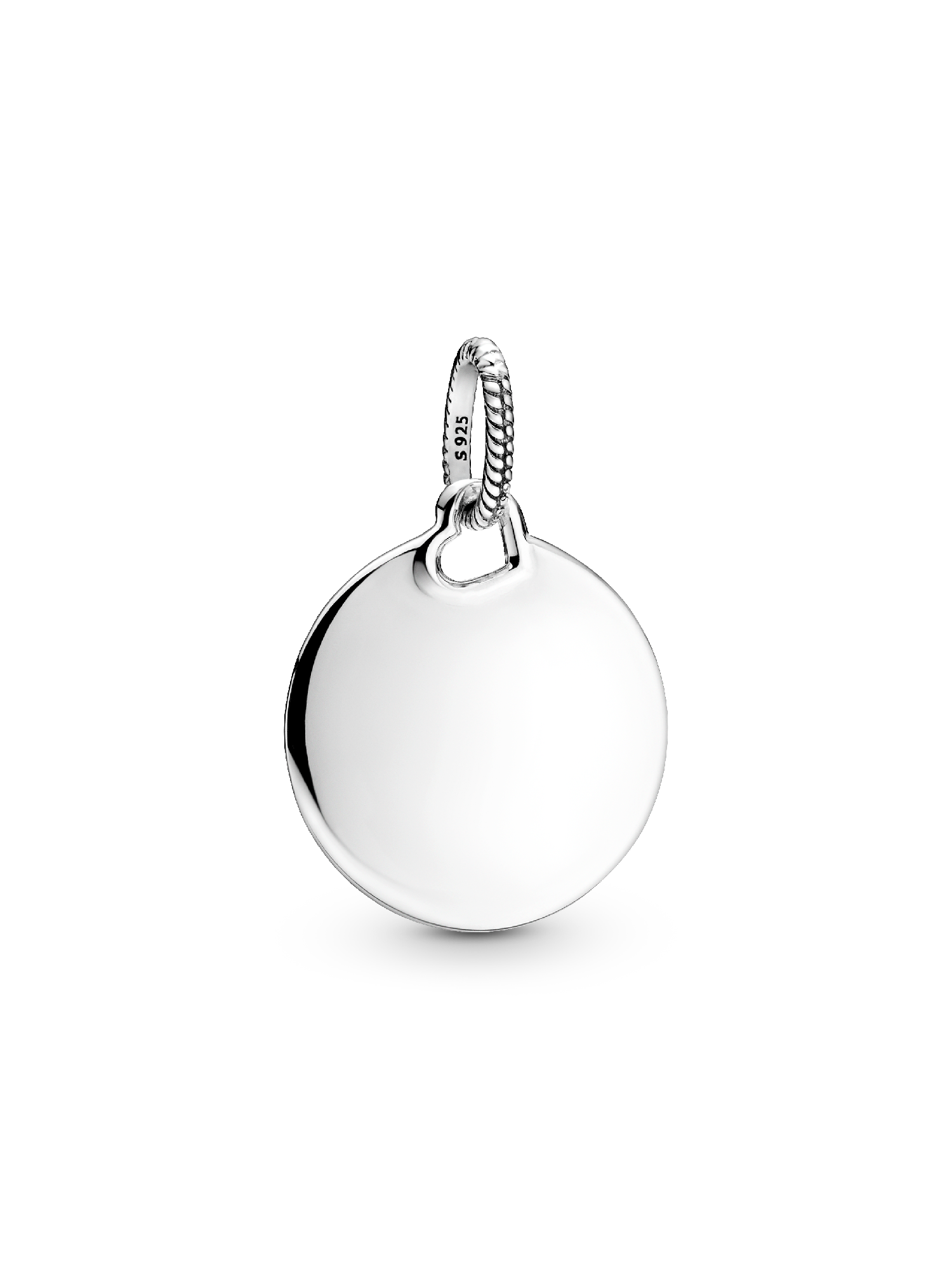 Charm pendente Plaquinha Redonda Gravável