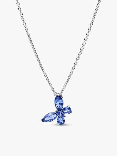 Conjunto Borboleta Azul Brilhante