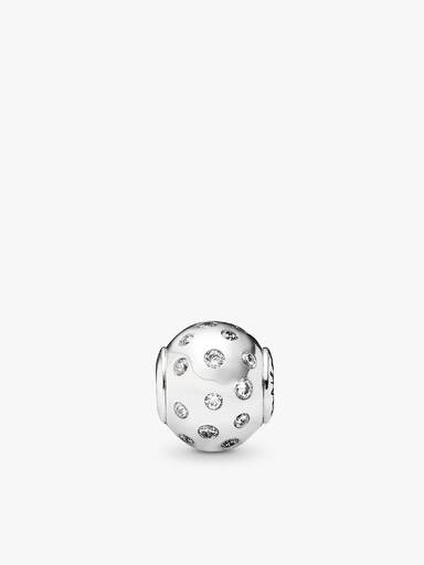 JOY ESSENCE COLLECTION charm in silver with cubic zirconia