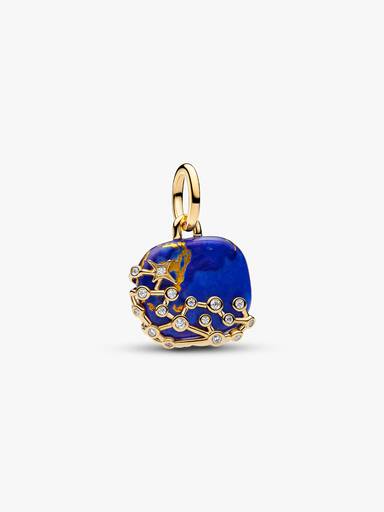 Charm Pendente de Constelação em Azul Celestial