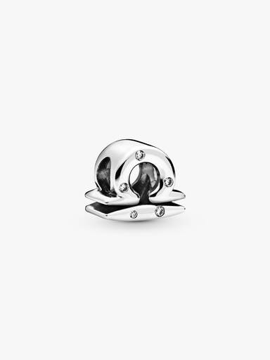 Charm Brilhante do Zodíaco de Libra