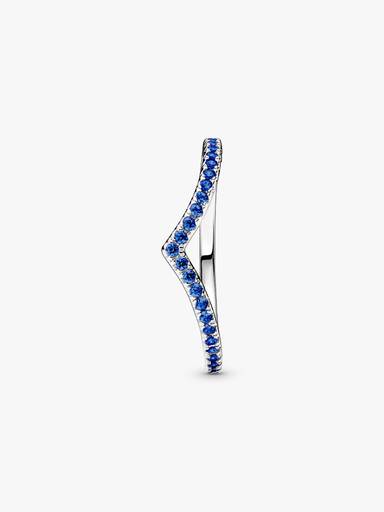 Anel Deseo Brilhante Azul Pandora Timeless
