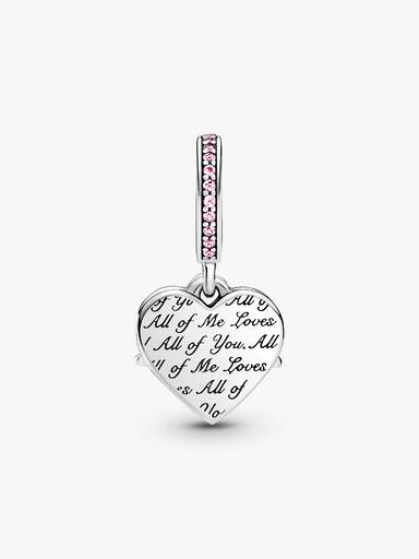 Charm Pendente Coração e Mãe