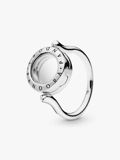 PANDORA floating locket silver ring