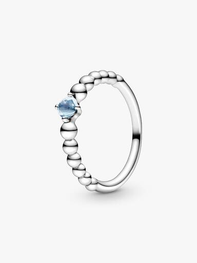 Anel Esferas Azul Agua