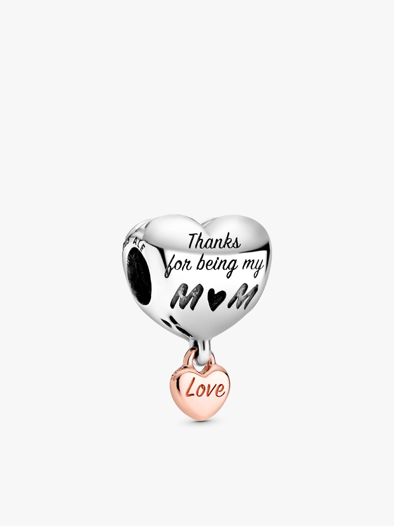 Charm Coração Eu Te Amo Mamãe
