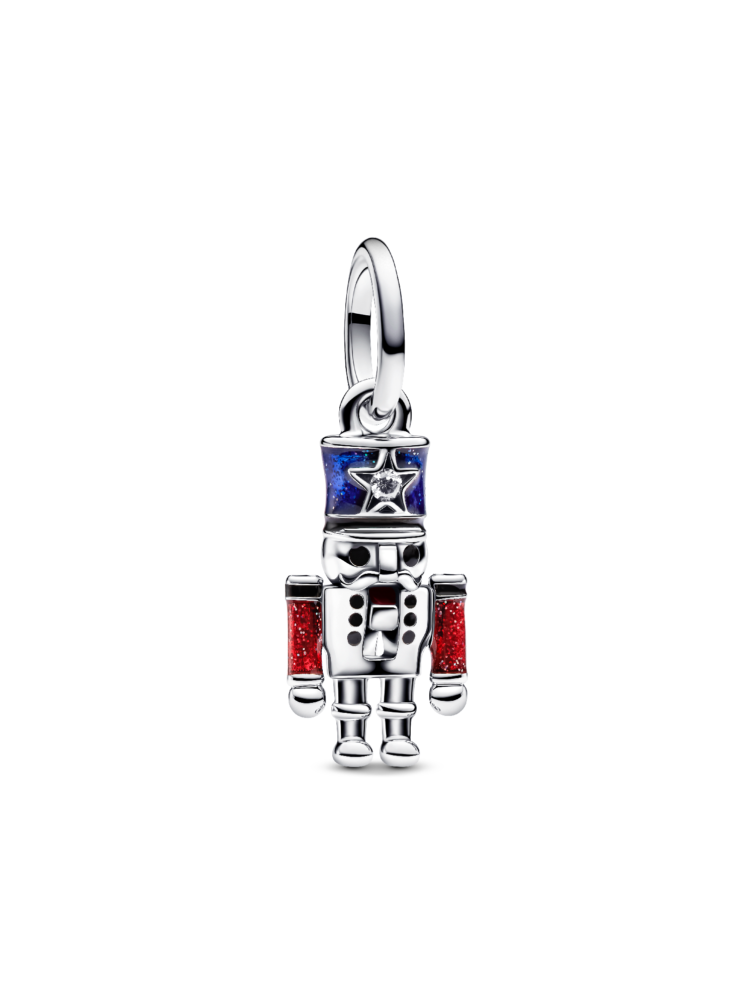 Charm pendente de quebra-nozes móvel
