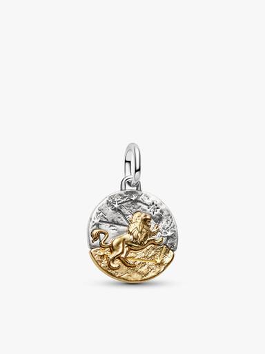 Pulseira com Charm de Medalhão de Leão