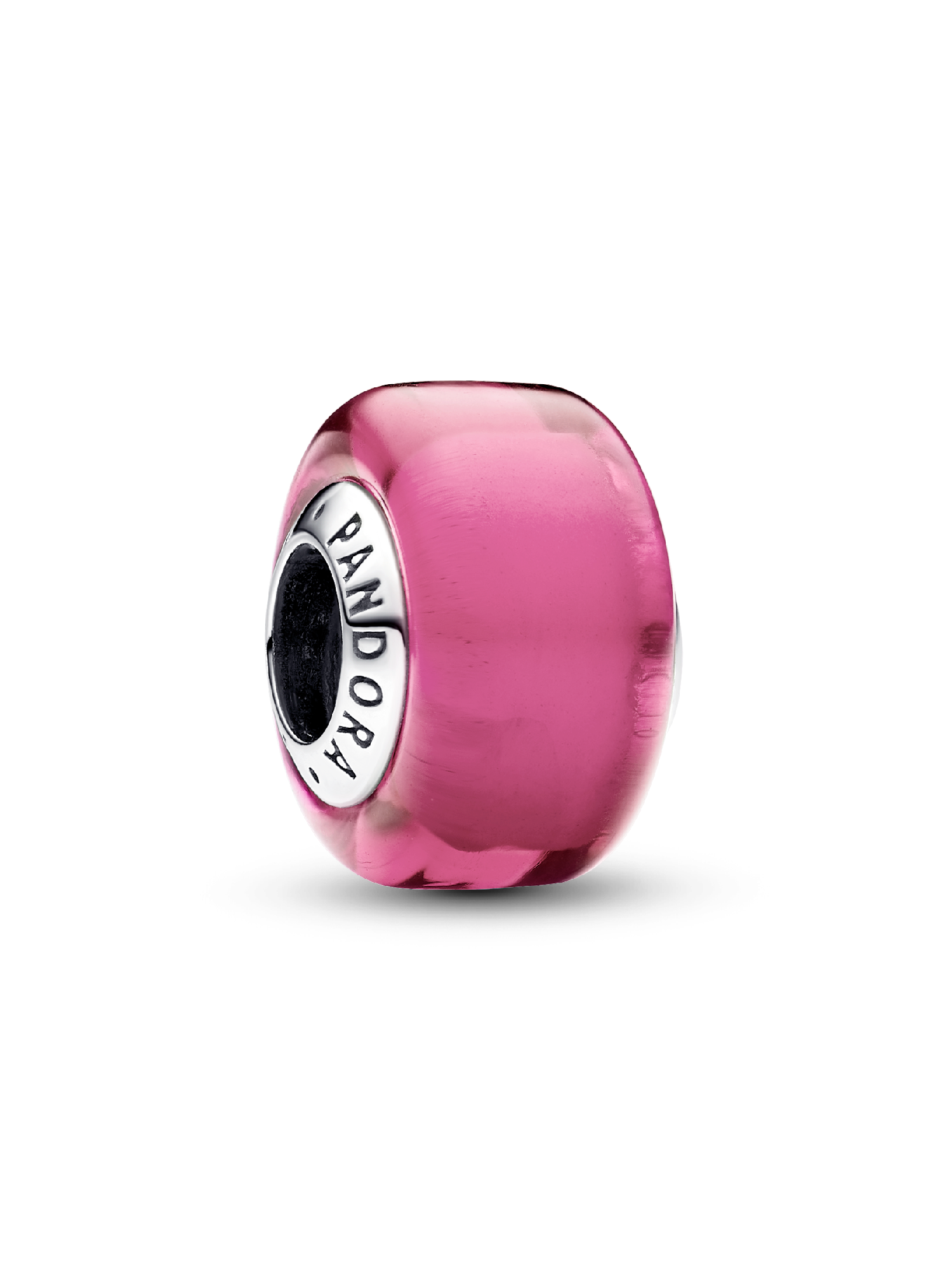 Mini Charm Vidro de Murano Rosa