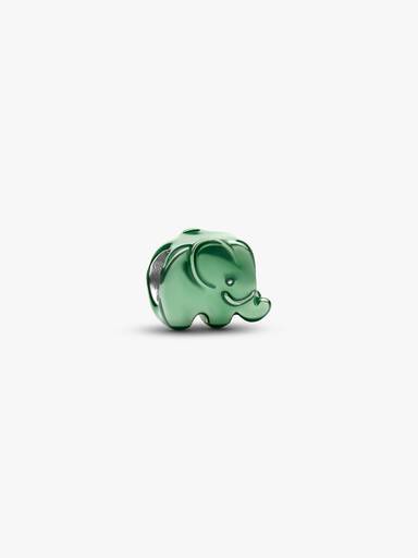 Mini Charm de Elefante Verde