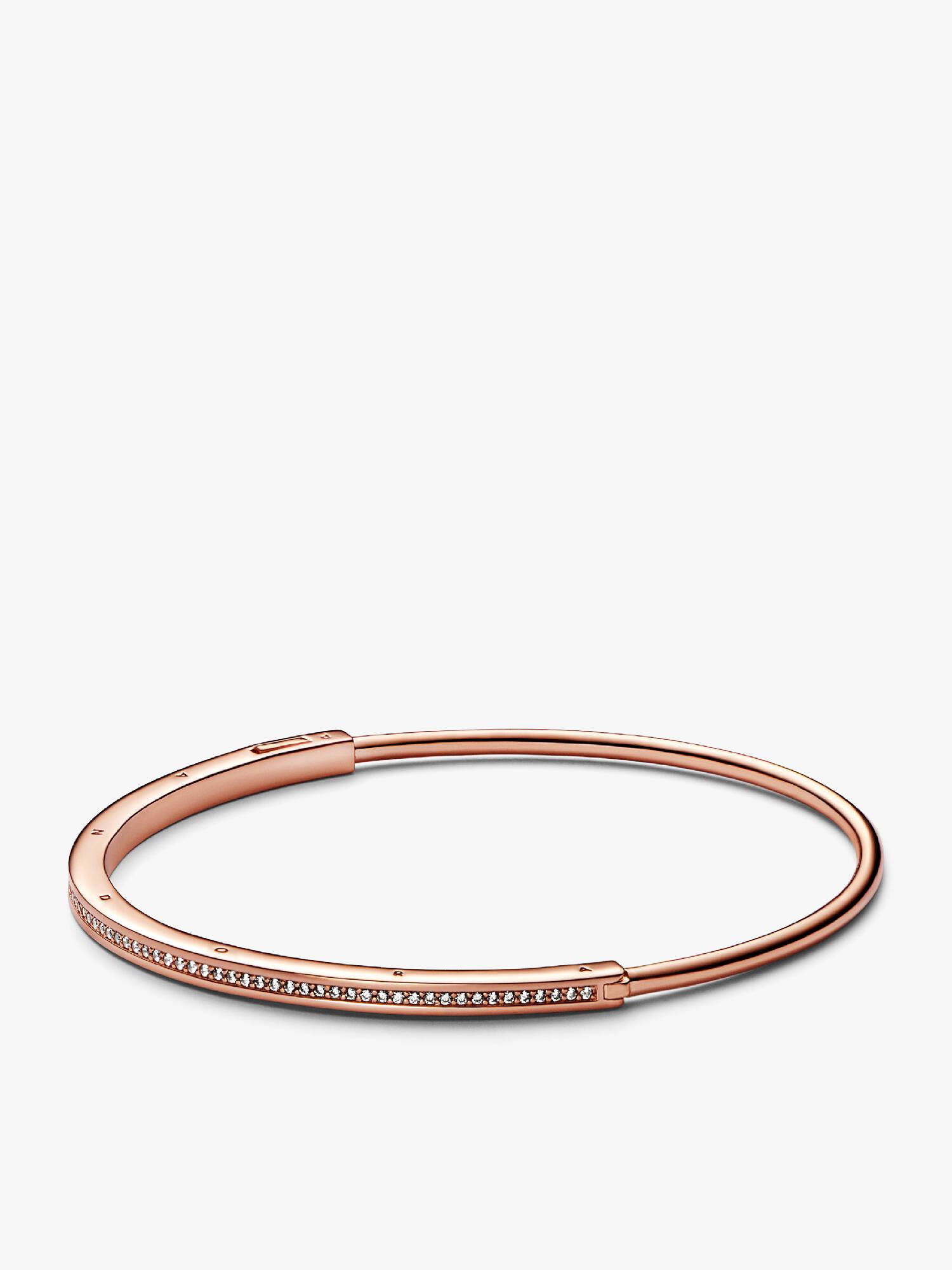 bracelete Pandora Signature I-D Pavé
