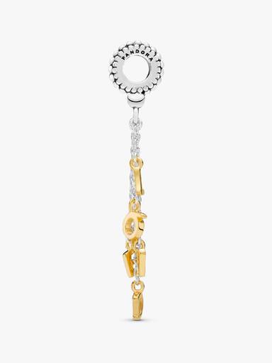 Chained loved PANDORA Shine and silver dangle