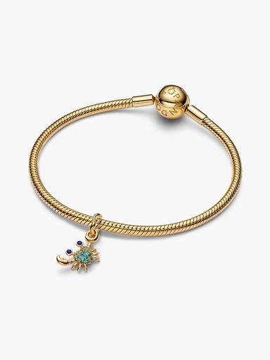 Charm pendente de caranguejo